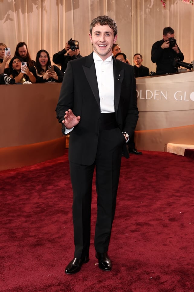 Paul Mescal attends the 83rd Annual Golden Globe Awards at The Beverly Hilton