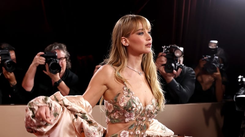 Jennifer Lawrence attends the 83rd annual Golden Globe Awards