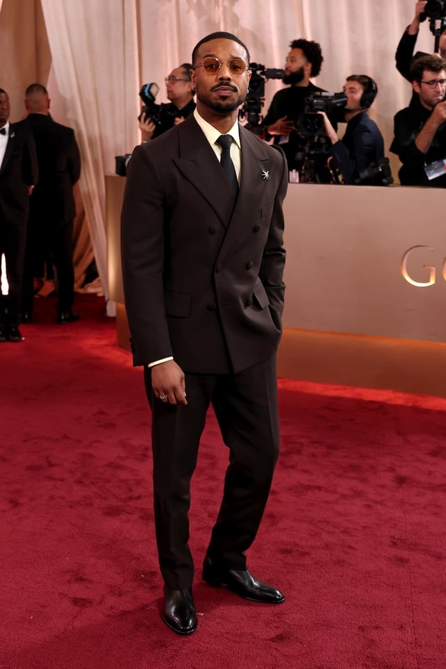 Michael B Jordan attends the 83rd annual Golden Globe Awards at The Beverly Hilton