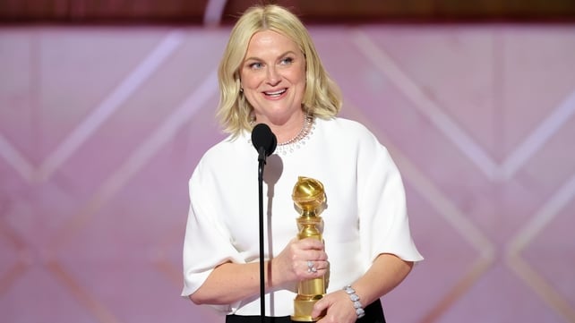 Amy Poehler wins the Best Podcast Golden Globe