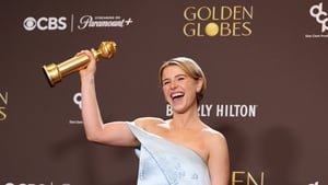 Jessie Buckley has won the Golden Globe for Best Female Actor  show image