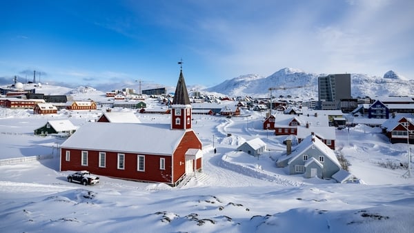 A view of Greenland's capital, Nuuk
