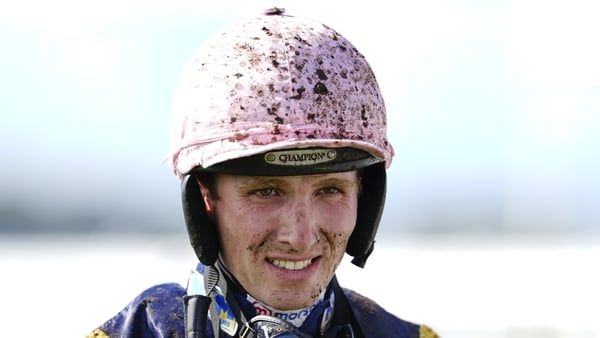EPSOM, ENGLAND - SEPTEMBER 11: Harry Cobden poses poses at Epsom Downs Racecourse on September 11, 2025 in Epsom, England. (Photo by Alan Crowhurst/Getty Images)