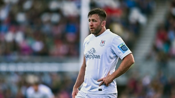 Alan O'Connor of Ulster during the United Rugby Championship match between Ulster and Hollywoodbets Sharks at Kingspan Stadium in Belfast. Photo by Tyler Miller/Sportsfile