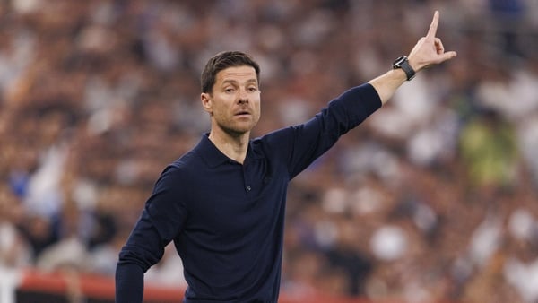 Real Madrid Head Coach Xabi Alonso gestures during the Spanish Super Cup Semi-Final match between Real Madrid and Atletico de Madrid at King Abdullah Sports City Hall Stadium on January 8, 2026 in Jeddah, Saudi Arabia.