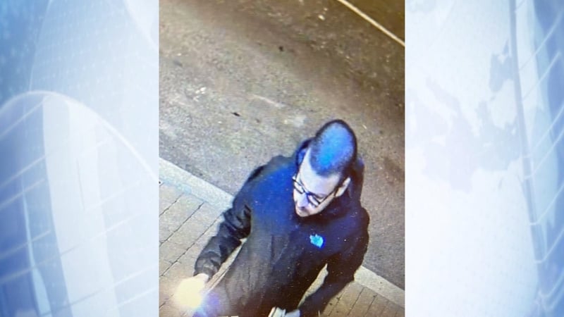 Abdullah Khan carrying out an arson attack at The Black Forge pub in Dublin