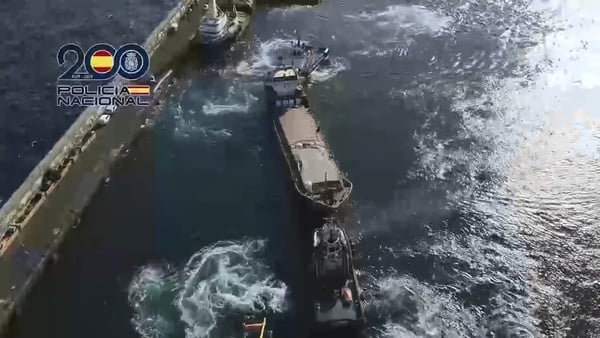 Drugs seizure by Spanish police