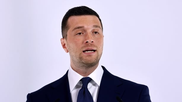 Jordan Bardella, President of the National Rally in France