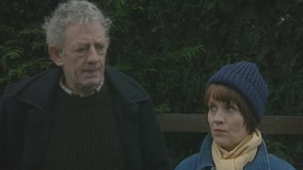 Miley and Biddy on Glenroe, 1996