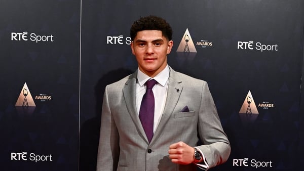 15 December 2024; Boxer Adam Olaniyan during the RTÉ Sports Awards 2024 at RTÉ studios in Donnybrook, Dublin. Photo by Ben McShane/Sportsfile