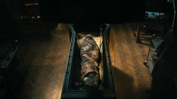 The sarcophagus from Lee Cronin's The Mummy