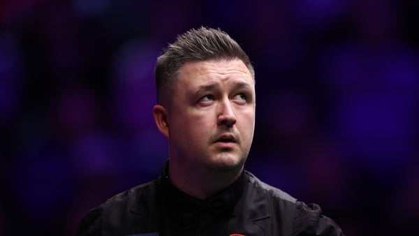 LONDON, ENGLAND - JANUARY 13: Kyren Wilson of England looks on during his first round match against Si Jiahui of China on day three of the Johnstone's Paint Masters at Alexandra Palace on January 13, 2026 in London, England. (Photo by James Fearn/Getty Im