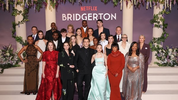 PARIS, FRANCE - JANUARY 14: L-R) Adjoa Andoh, Golda Rosheuvel, Hugh Sachs, Florence Hunt, Ruth Gemmell, Daniel Francis, Victor Alli, Lorraine Ashbourne, Will Tilston, Claudia Jessie, Hannah Dodd, Martins Imhangbe, Isabella Wei, Luke Thompson, Masali Baduz
