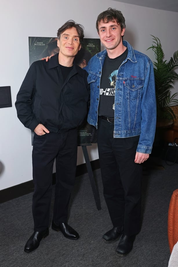 LONDON, ENGLAND - JANUARY 14: Cillian Murphy and Paul Mescal attend a special screening of "Hamnet" followed by an in-conversation with Paul Mescal and Cillian Murphy on January 14, 2026 in London, England. (Photo by Max Cisotti/Dave Benett/Getty Images for Focus Features)