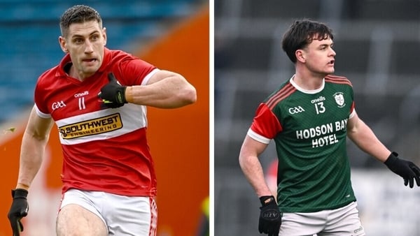 Daingean Uí Chúis's Paul Geaney (l) and Paul Geaney of St Brigid's