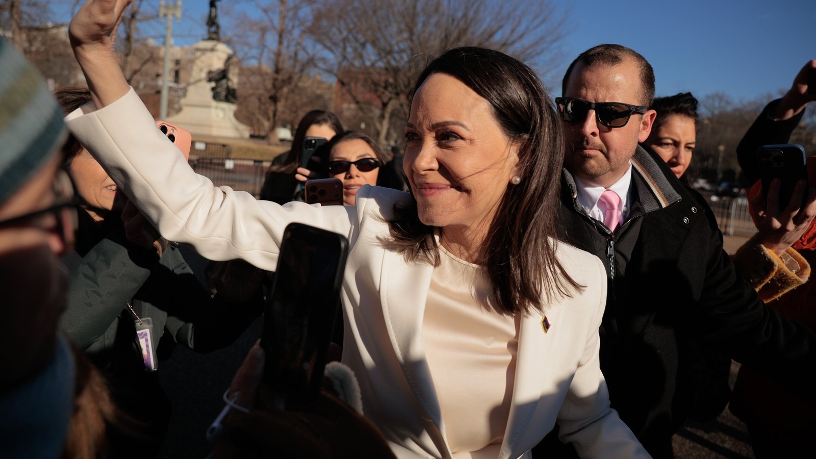 Machado trifft Trump zu „positiven“ Gesprächen trotz Zurückweisung
