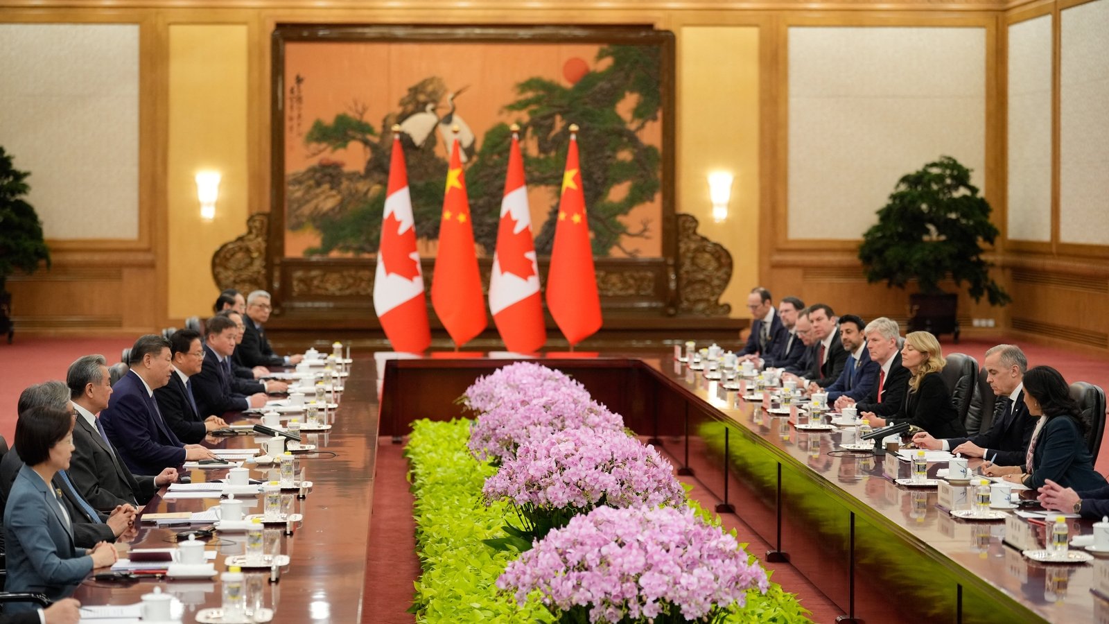 Canada's Carney begins talks with Xi in Beijing