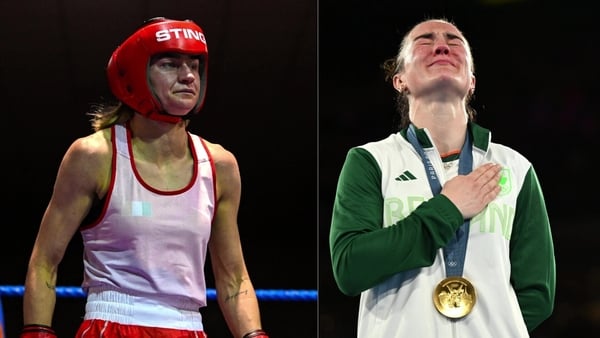 (Left to right) Kellie McLoughlin and Kellie Harrington.