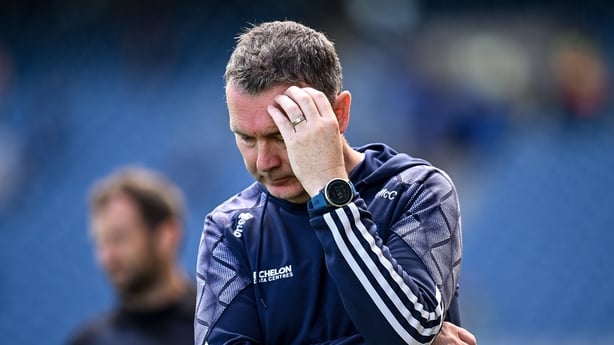 22 June 2025; Wicklow manager Oisín McConville during the Tailteann Cup semi-final match between Wicklow and Limerick at Croke Park in Dublin. Photo by Piaras Ó Mídheach/Sportsfile