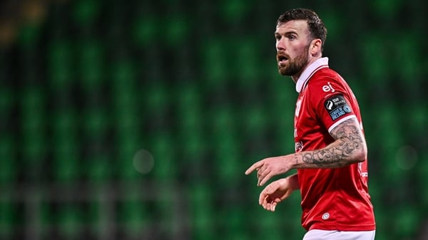 Patrick McClean of Sligo Rovers during the SSE Airtricity Men's Premier Division match between Shamrock Rovers and Sligo Rovers at Tallaght Stadium in Dublin.