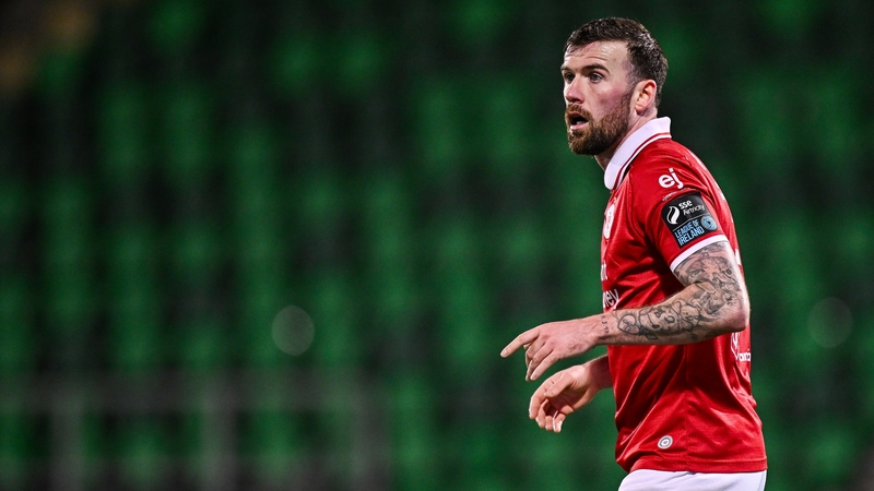 Patrick McClean of Sligo Rovers during the SSE Airtricity Men's Premier Division match between Shamrock Rovers and Sligo Rovers at Tallaght Stadium in Dublin.