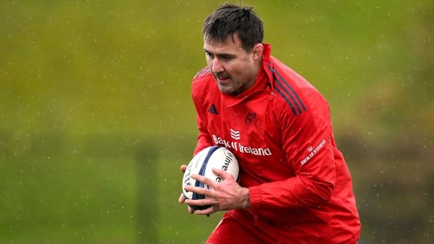 Niall Scannell during Munster Rugby squad training at the University of Limerick in Limerick.
