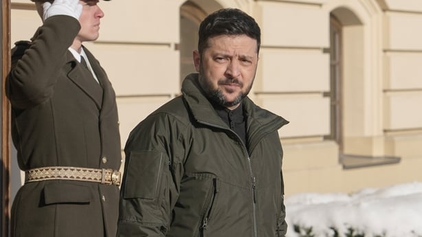 Ukraine's president,Volodymyr Zelensky