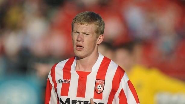 James McClean, Derry City. FAI Ford Cup Third Round, Derry City v Ballymun United, Brandywell Stadium, Derry. Picture credit: Oliver McVeigh / SPORTSFILE