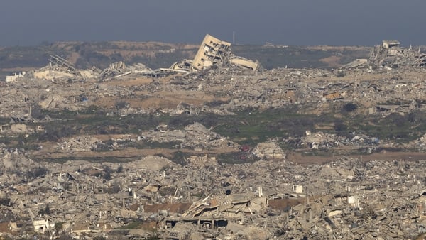 A view over northern Gaza
