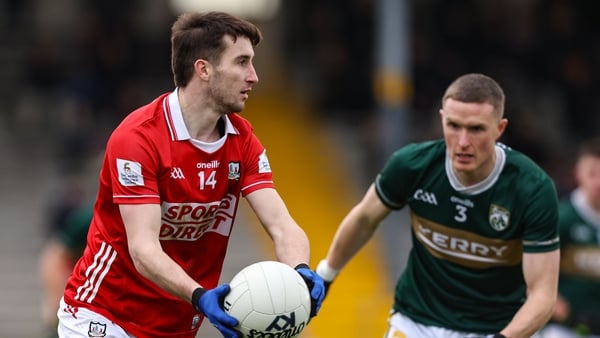 Chris Óg Jones of Cork in action against Jason Foley of Kerry during the McGrath Cup final match between Cork and Kerry at Fitzgerald Stadium in Killarney, Kerry. Photo by Michael P Ryan/Sportsfile