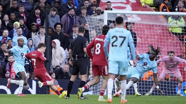 Liverpool's Florian Wirtz scores against Burnley - Premier League, January 2026