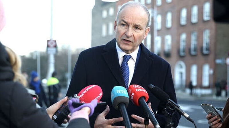 Taoiseach Micheál Martin faced calls to provide an emergency €400 payment this week (file pic - RollingNews.ie)