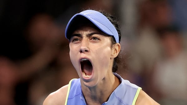 Serbia’s Olga Danilovic celebrates victory over USA's Venus Williams after their women's singles match on day one of the Australian Open tennis tournament in Melbourne on January 18, 2026.