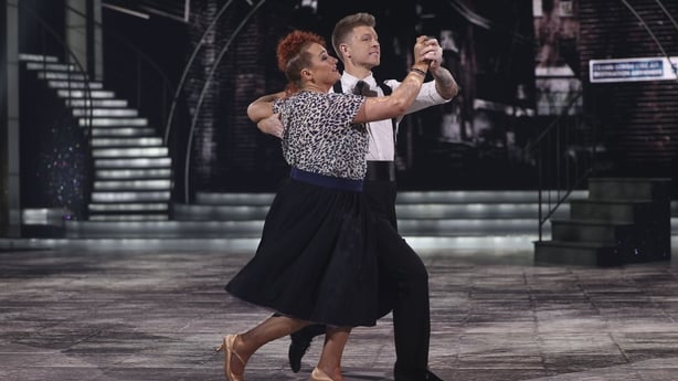 Niamh Kavanagh and Stephen Vincent on Week Three of Dancing with the Stars Photo: Kyran O'Brien