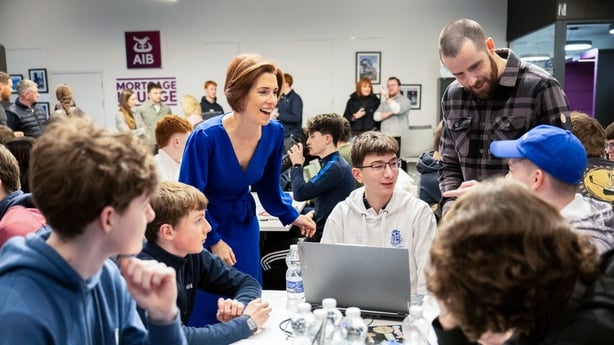 A photo from the Leaving Cert Hackathon in 2026 