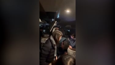 Eyewitness video shows passengers inside derailed Spanish train carriages