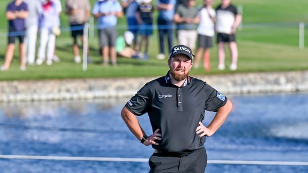 Shane Lowry of Ireland competes at the Dubai Invitational 2026 at Dubai Creek Resort on January 18, 2026 in Dubai, United Arab Emirates. (Photo by Waleed Zein/Anadolu via Getty Images)