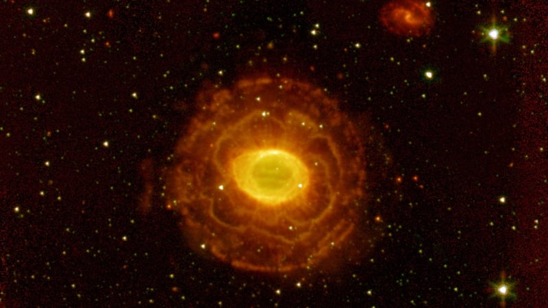 The Ring Nebula was discovered by French astronomer Charles Messier in 1779