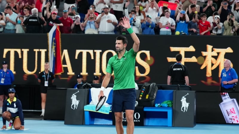 Novak Djokovic didn't face a single break point on his dominant serve