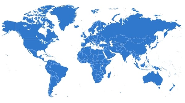 Map of the world