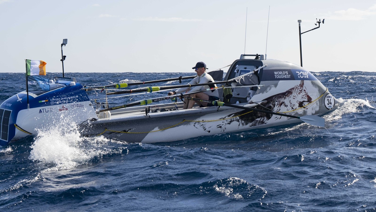 Irish oarsman describes 'amazing' cruise ship encounter