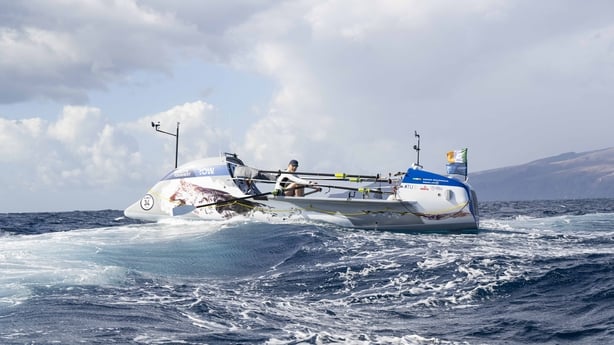 Ocean rower Daragh MacLoughlin