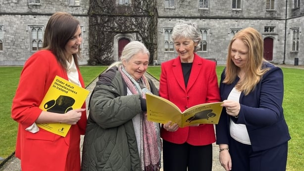 President Catherine Connolly - Homeless story - pic: Teresa Mannion - RTE