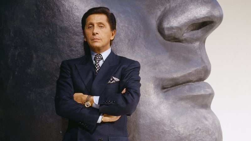 Valentino pictured in 1988