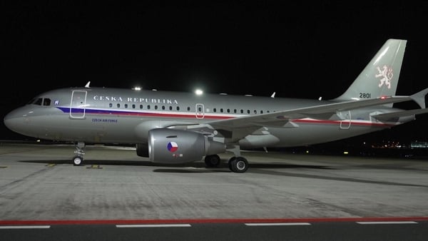 Reuters reported that a plane carrying freed Irish, Polish, Romanian, and Czech citizens landed at Prague airport, where family members waited for their arrival - Reuters pic