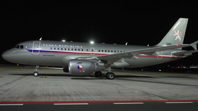 Reuters reported that a plane carrying freed Irish, Polish, Romanian, and Czech citizens landed at Prague airport