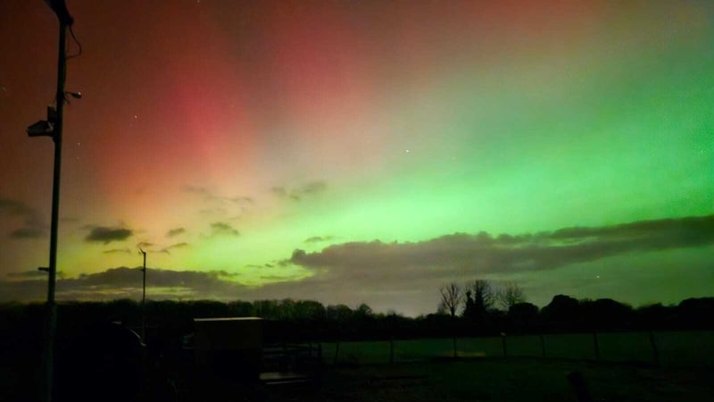 Northern Lights spectacle on display across Irish skies