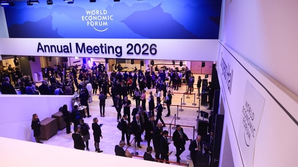 Attendees during the World Economic Forum in Davos