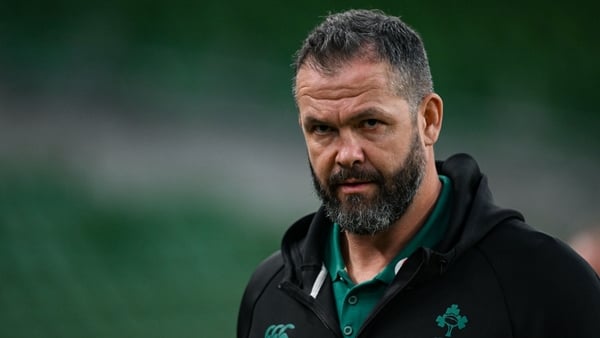 22 November 2025; Ireland head coach Andy Farrell before the Quilter Nations Series 2025 match between Ireland and South Africa at the Aviva Stadium in Dublin. Photo by Ramsey Cardy/Sportsfile