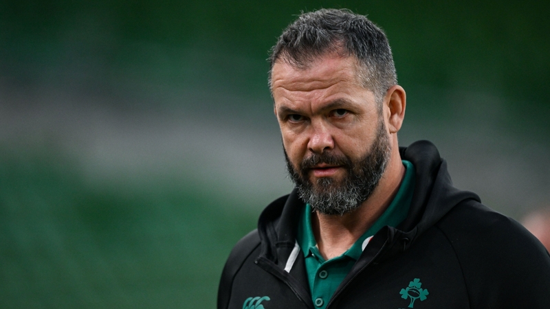 22 November 2025; Ireland head coach Andy Farrell before the Quilter Nations Series 2025 match between Ireland and South Africa at the Aviva Stadium in Dublin. Photo by Ramsey Cardy/Sportsfile